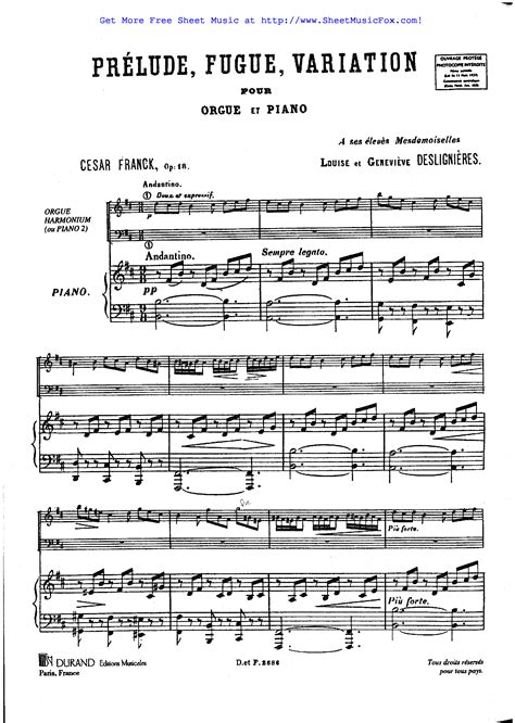 Prelude, Theme And Variations